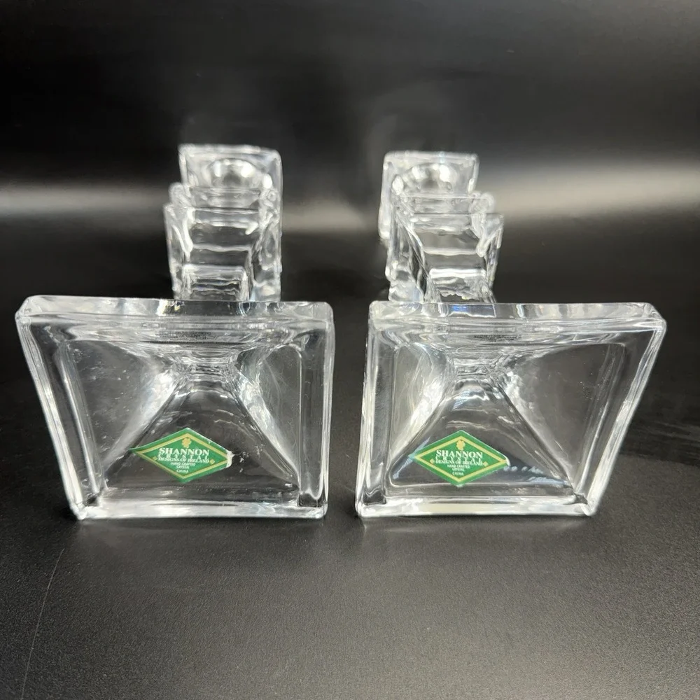 Pair SHANNON Candlesticks Taper‎ Candle Holders